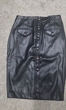 White House Black Market Black Skirt Size 6P
